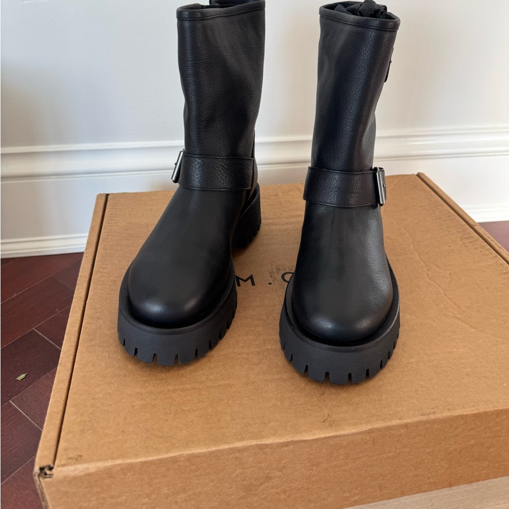 Never worn Mgemi moto boots - great look.